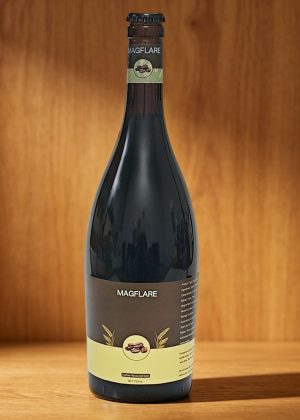 MAGFLARE Coffee-Flavored Beer, Rich Roasted Coffee Dark Beer, 750ml Large Glass Bottle